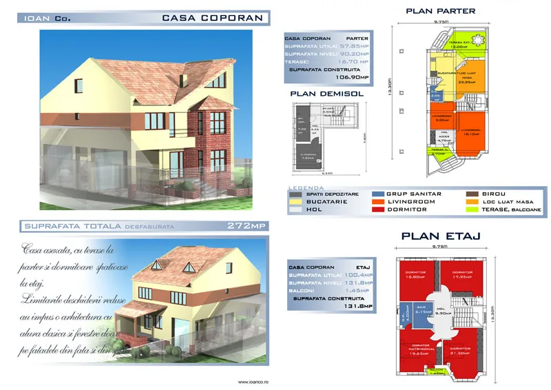 Proiect Coporan — catalog SC SOFIA INVEST CONSTRUCT SRL