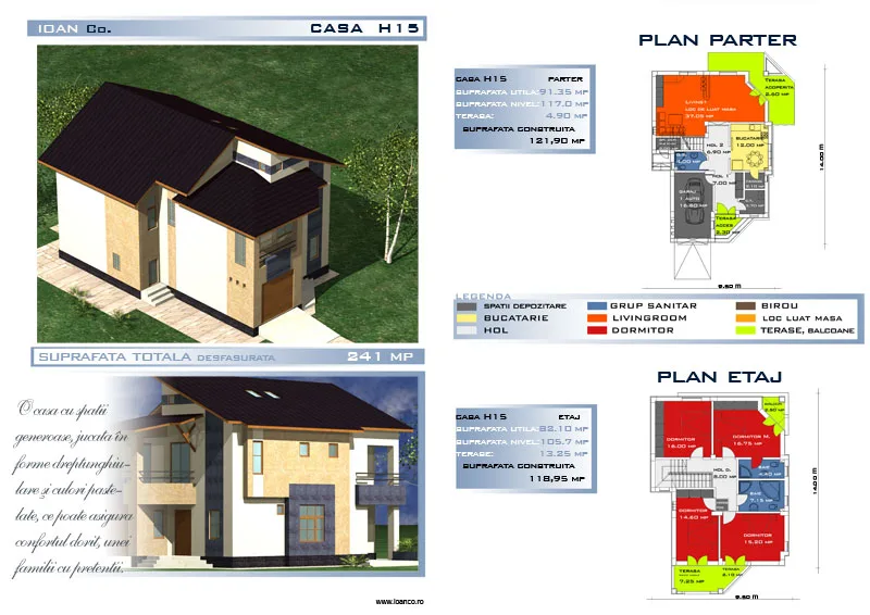 Proiect H15 — catalog SC SOFIA INVEST CONSTRUCT SRL