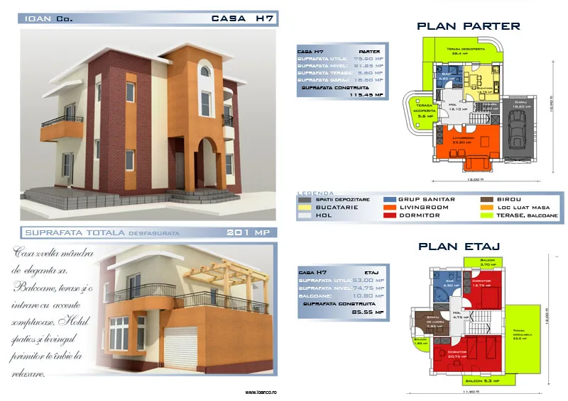 Proiect H7 — catalog SC SOFIA INVEST CONSTRUCT SRL