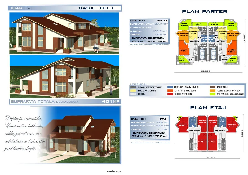 Proiect HD — catalog SC SOFIA INVEST CONSTRUCT SRL
